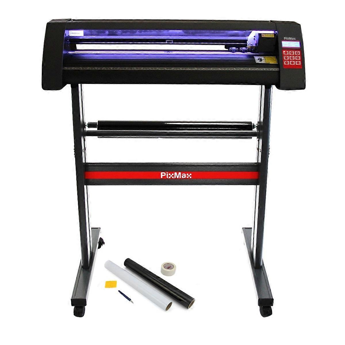 Vinyl Cutter Plotter LED 720mm, Signcut Pro Software, Vinyl Rolls & Weeding Kit Transfer Custom