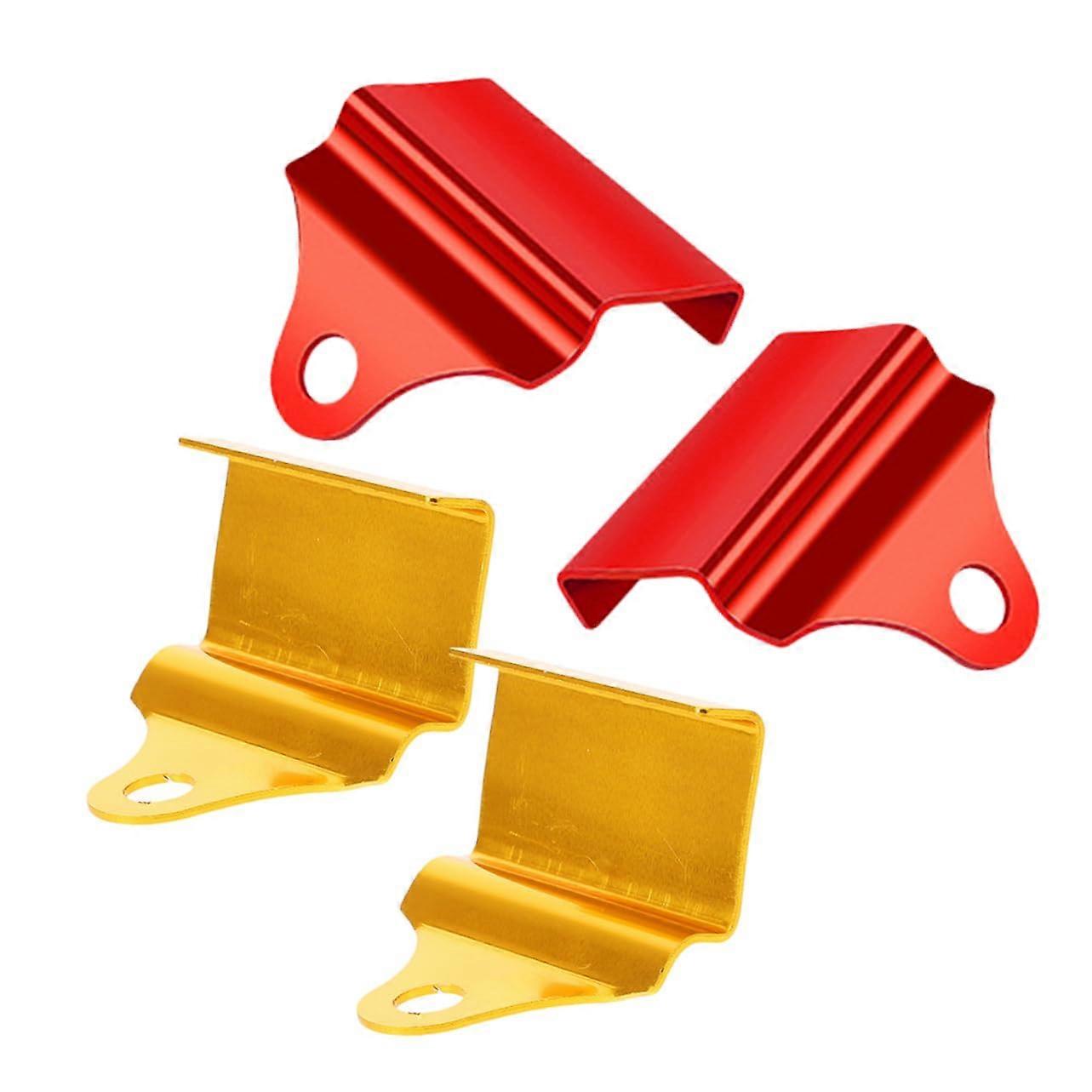 4 pieces universal aluminum alloy digital meter holder for motorcycles, suitable for speedometer and battery monitor