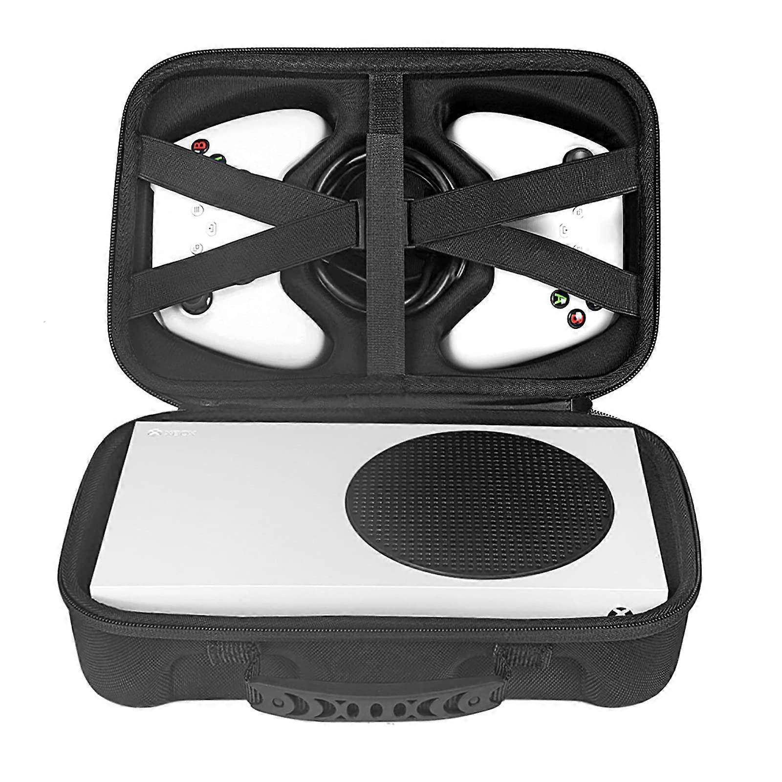 Black Travel Controller Storage Bag Carrying Case for Xbox Series S Game Console Accessory Replacement Part