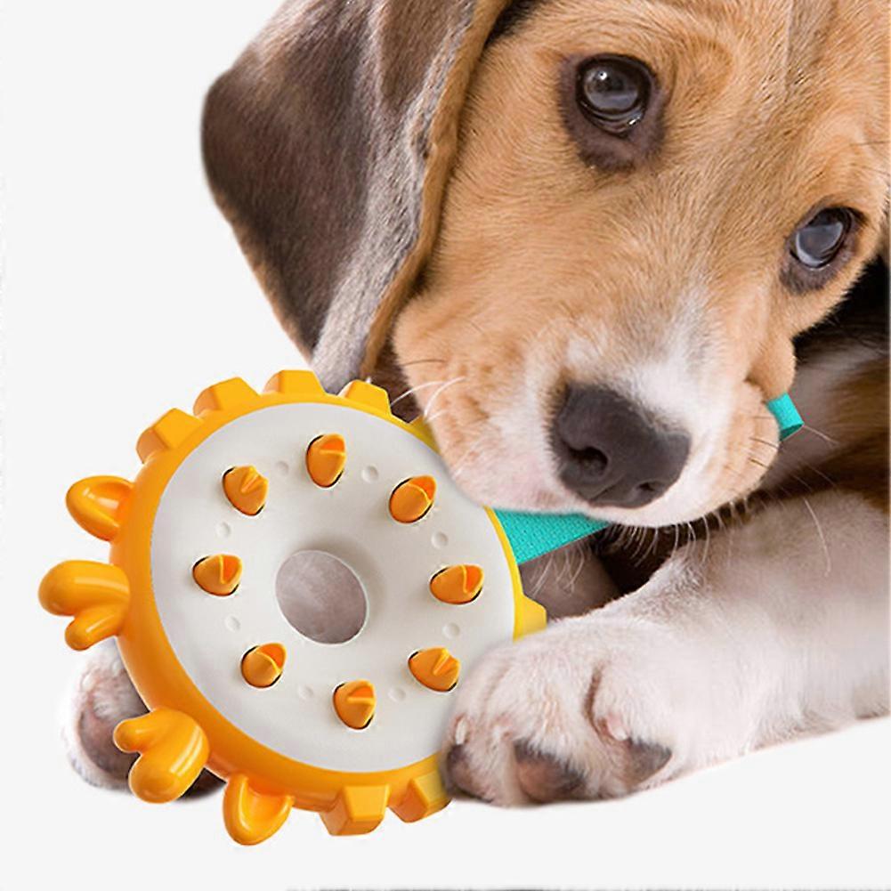Pet Molar Disc Toy Dog Toothbrush Toy Teeth Cleaning Molar Teeth Teasing Stick Home Accessories