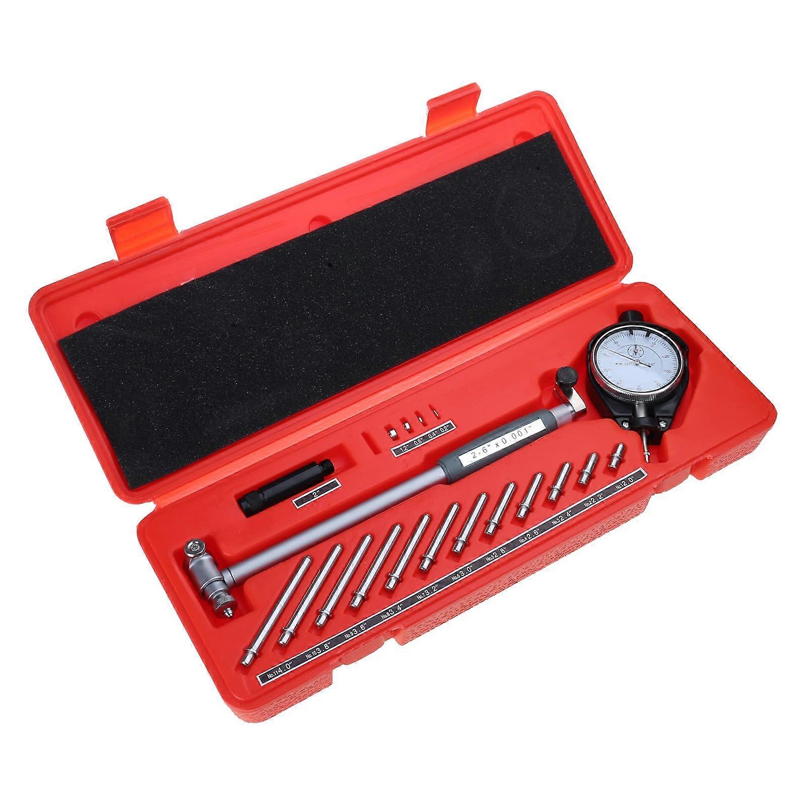Dial Bore Measuring Instruments Engine Cylinder Measurement Indicators Measuring Tool Kits with Storage Box 50160 mm Scales Ref: 8952