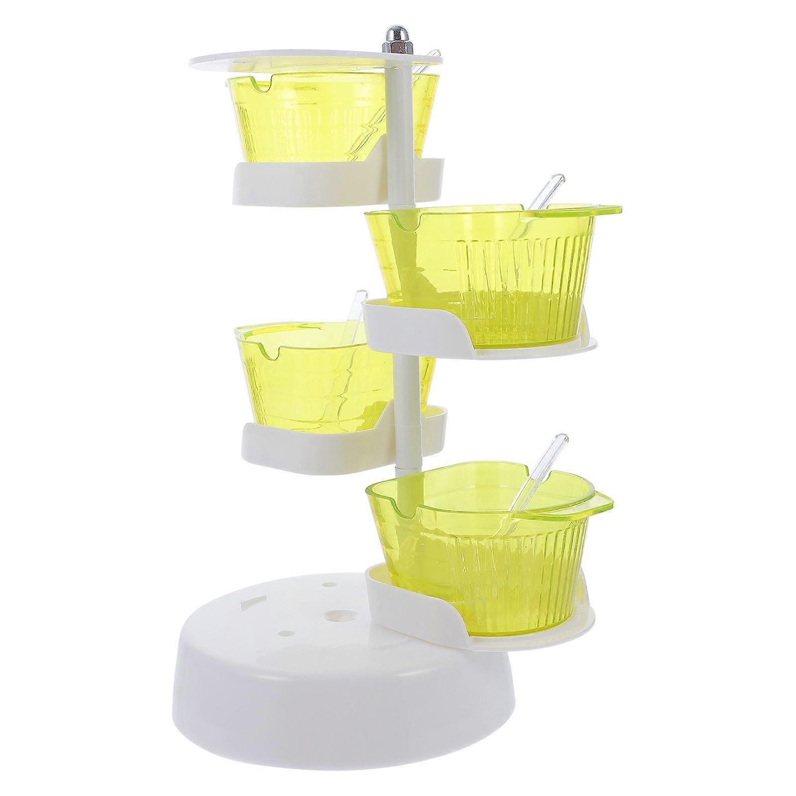 Creative Seasoning Storage Jar for Storage 1Pcs Kitchen Vertical Rotating Spice Box