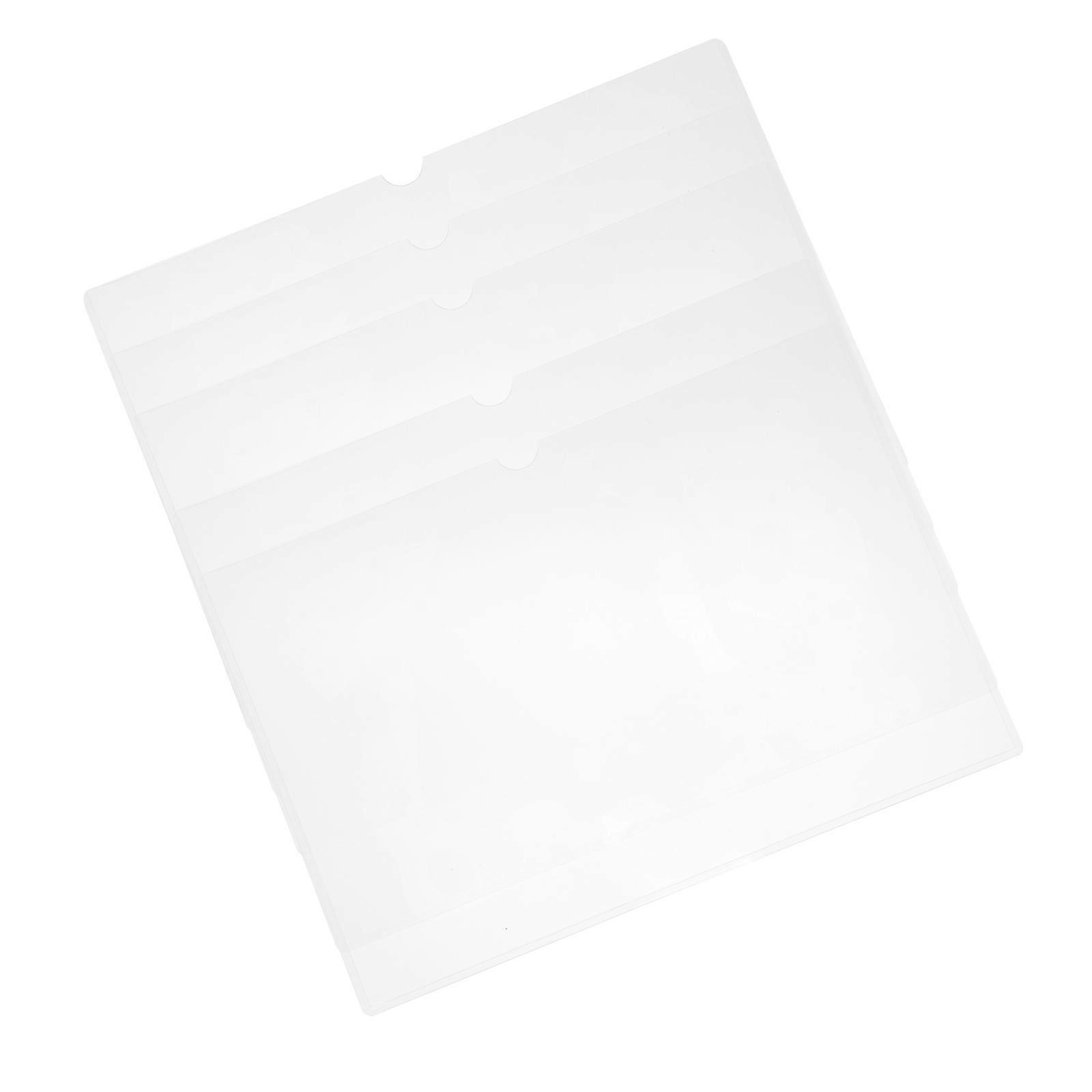 5pcs PVC Document Protection Covers for Certificates, Business Papers & Files – Space Saving Transparent Sleeves for Secure Storage & Organization