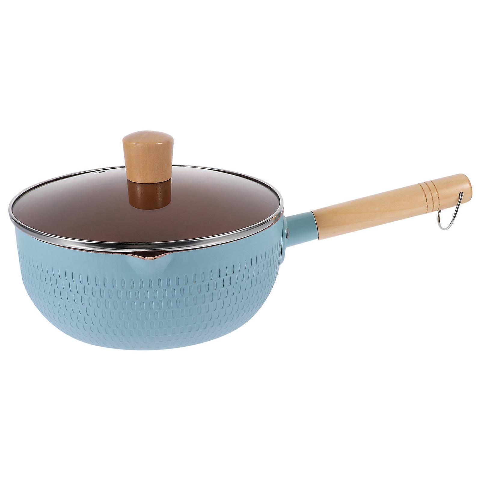 Multipurpose Nonstick Saucepan For Everyday Use Cooking With Sky-blue Color And Round Shape Suitable For Home Cooks 1 Set