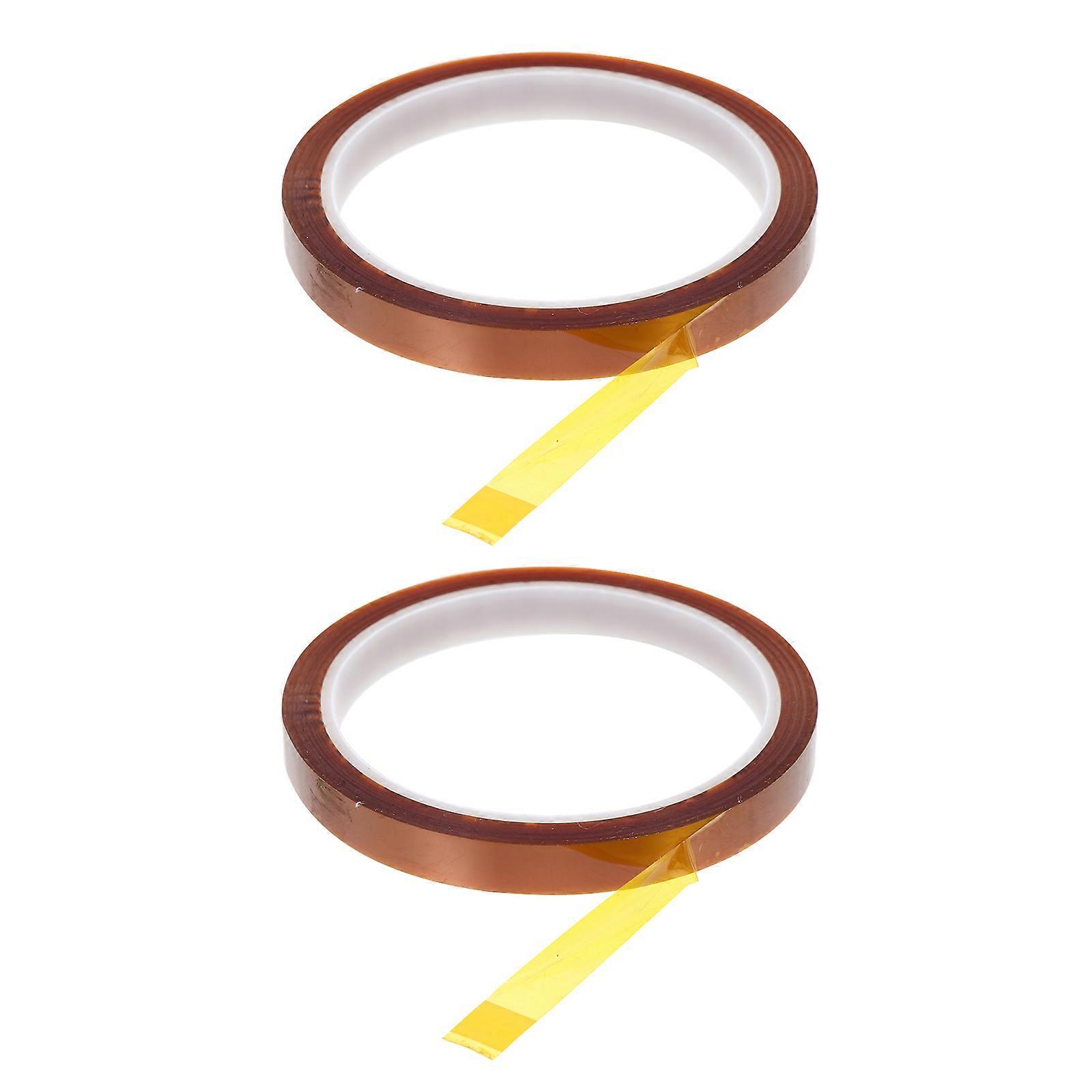 High Temperature Electrical Tape 2Pcs Multi-Function Insulation Tapes Designed For Household And Electronic Components 8mm*33m With Acid Resistance