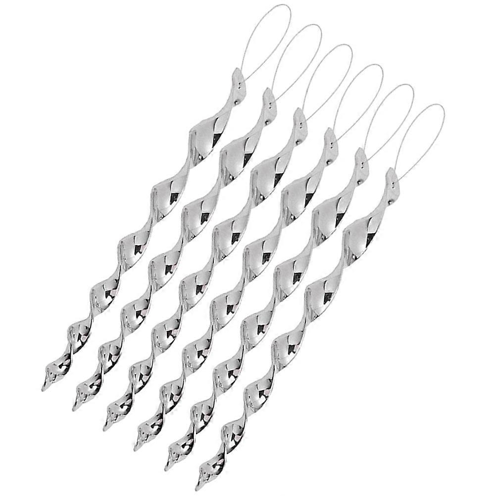 Silver Wind Twisting Scare Rods 6Pack Ideal For Outdoor Use In Gardens Balconies And Yards To Deter Birds