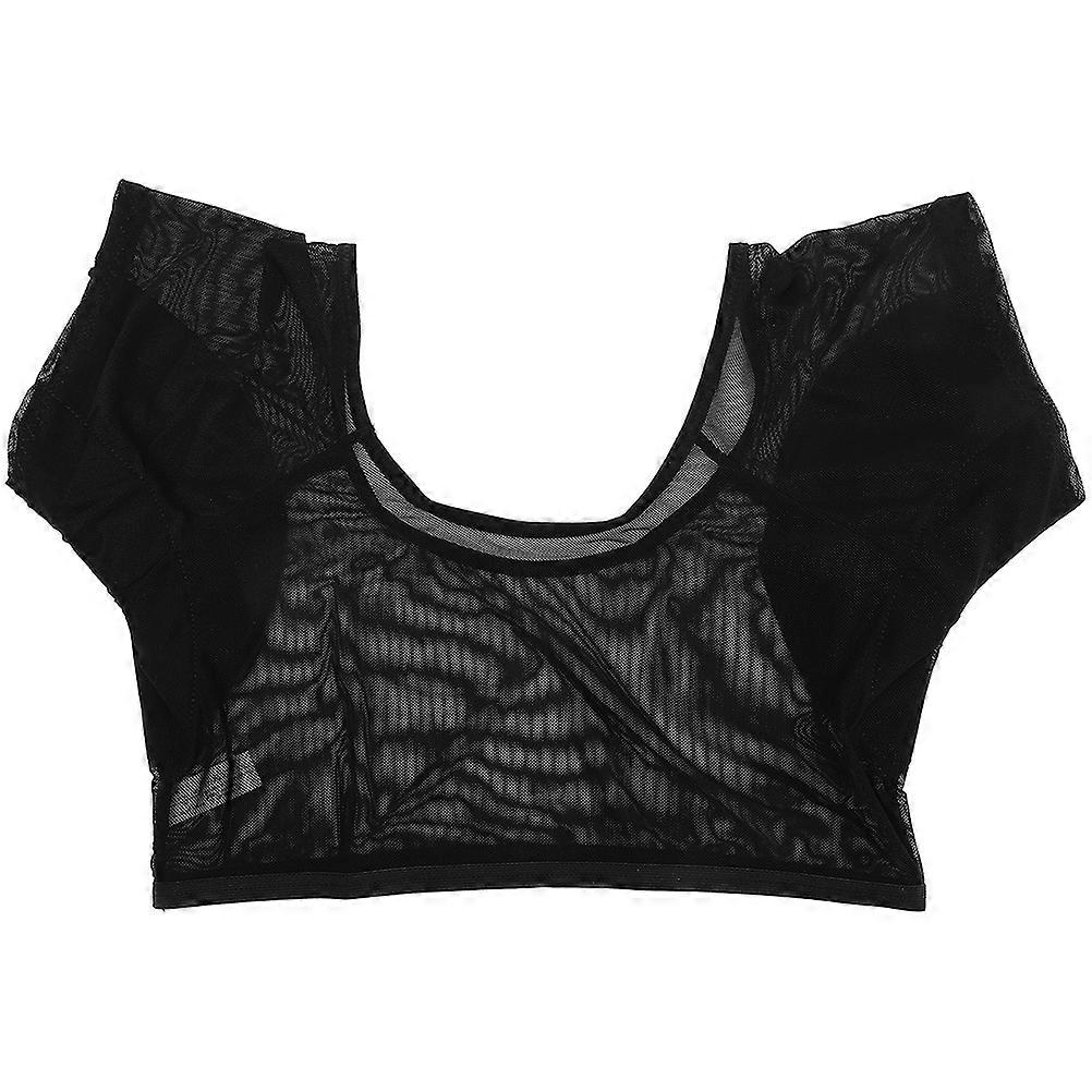 Mesh Design Underarm Sweat Vest Sweat-Proof Vest For Ladies Comfortable Use During Dancing 12.6X11.4X0.1In 1Set