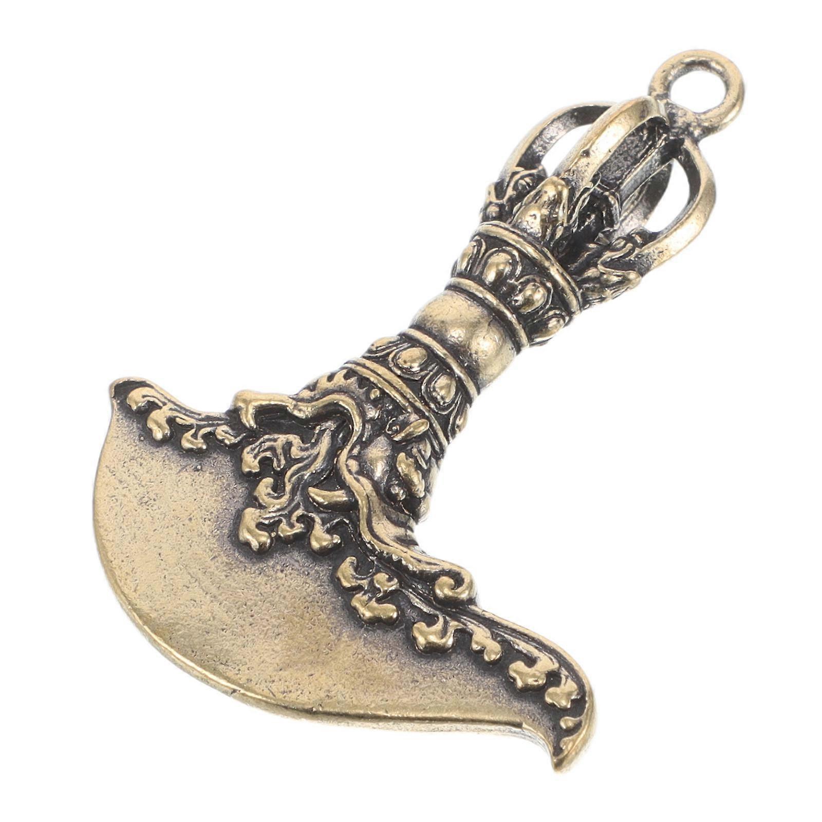 Here's a refined and engaging product description for your **Vintage Brass Pendant Charm Keychain**:
**Vintage Brass Pendant Charm Keychain –