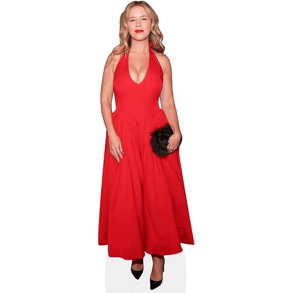 Leah Knauer (Red Dress) Cardboard Cutout (lifesize OR mini size). Standee. Stand Up.