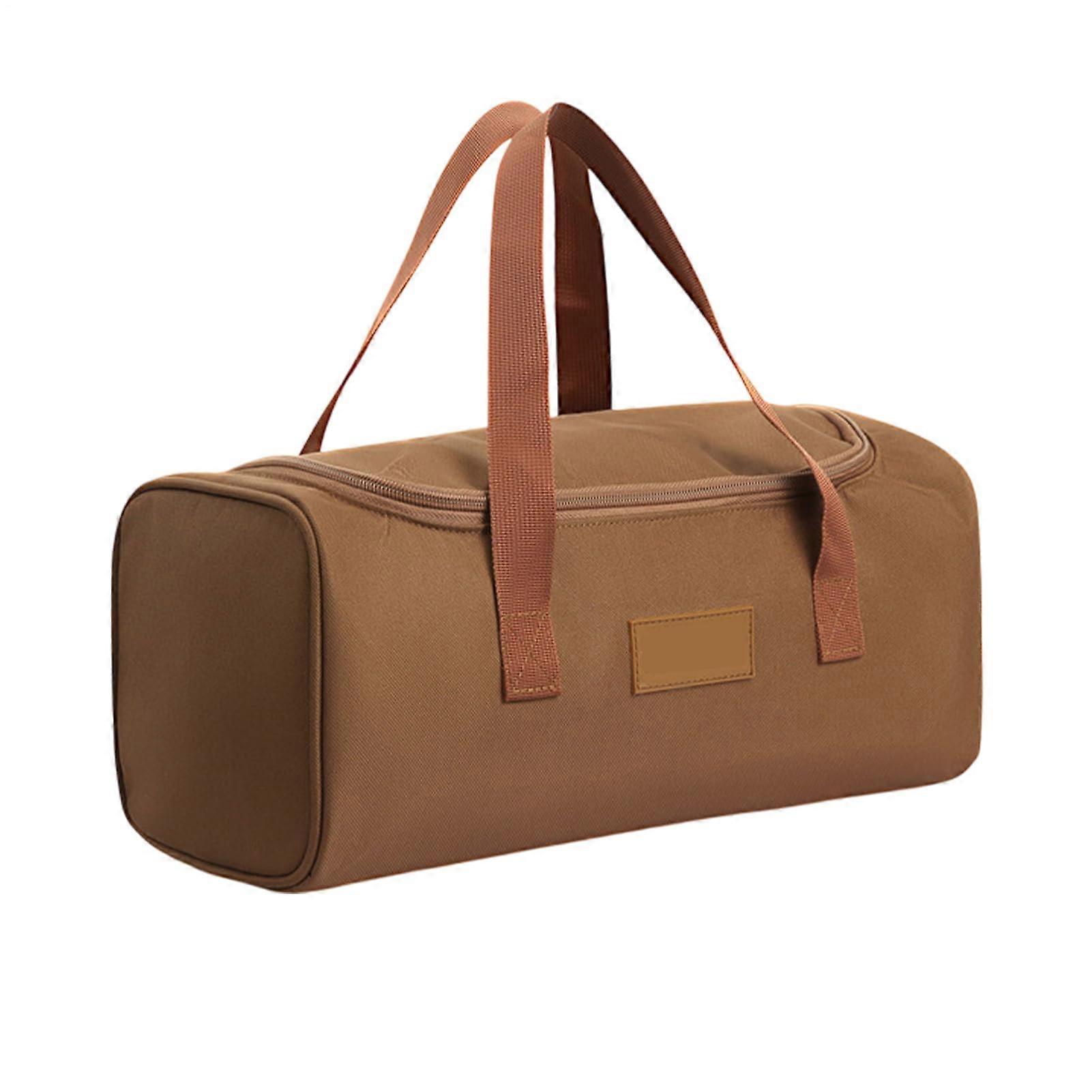 Tent Peg Bag  Waterproof Oxford Bag with Rope Buckle and Handle for Camping Tools