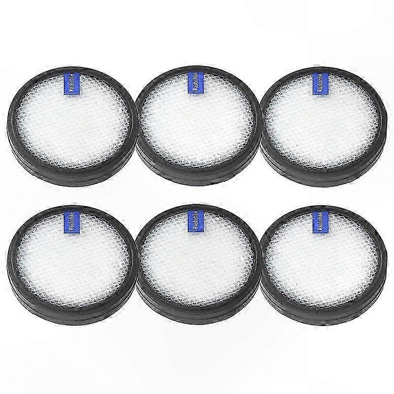 6 Pack Reusable Filters for Cordless Vacuum Cleaners W200 W300 W400 Series Spare Parts Replacement