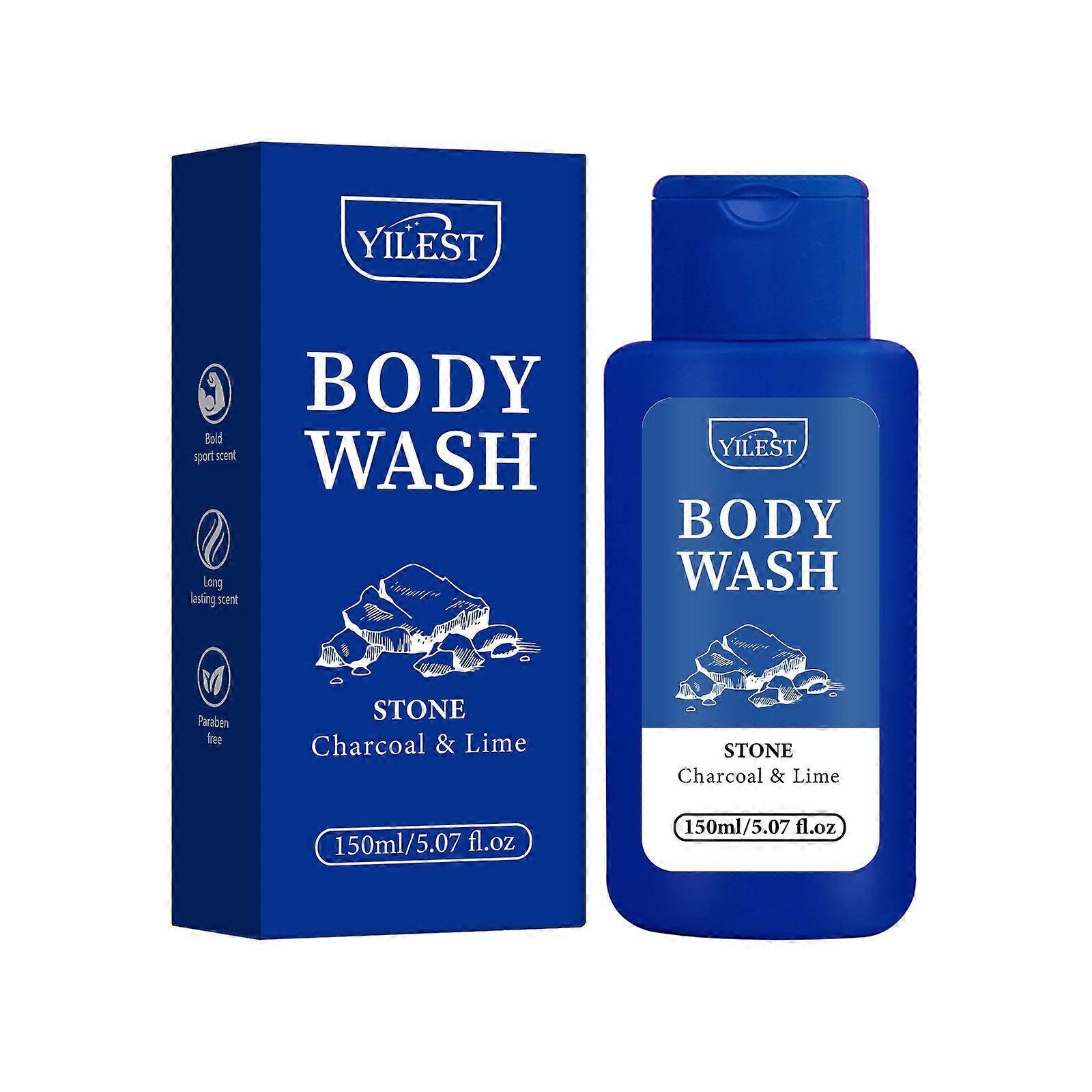Extra-Strength Anti-Dandruff Men's 2 in 1 Shampoo and Body Wash - Body Wash for Acne and Eczema, Itching Relief Shampoo, 150ML