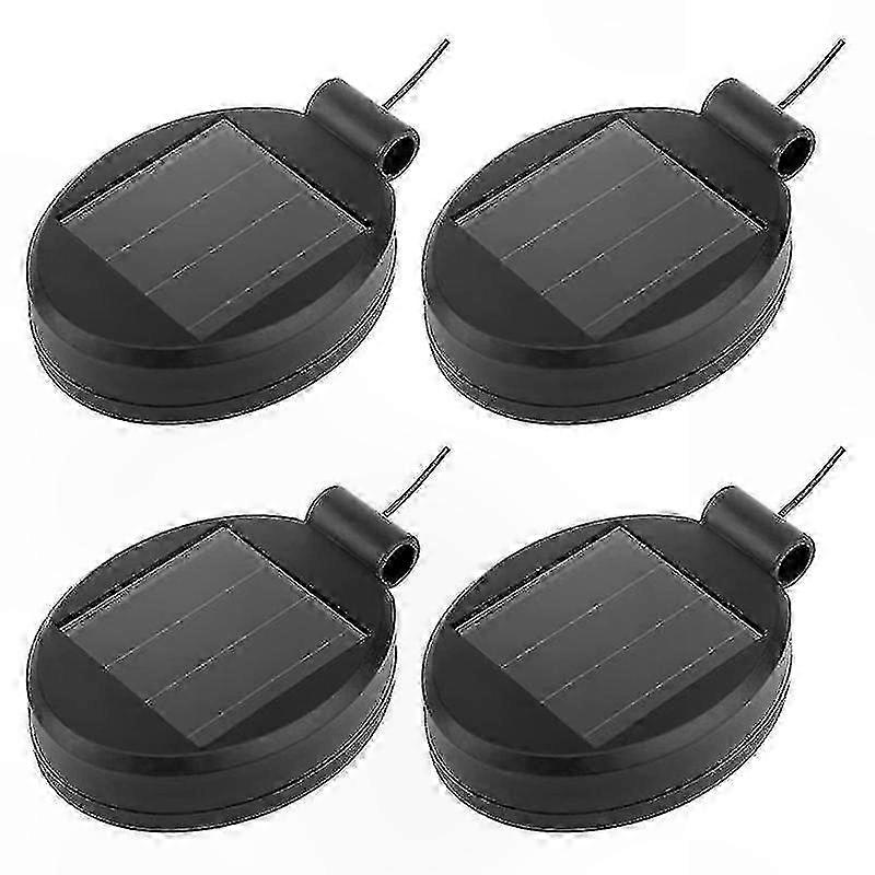4-Pack Solar LED Light Replacement Panels for Lantern Lids