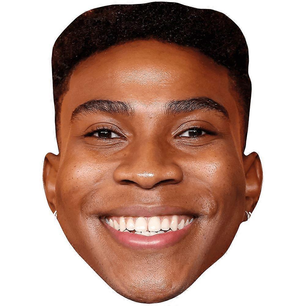 Kahlil Greene (Smile) Celebrity Mask, Flat Card Face