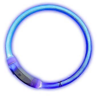 Glow in the Dark hondenhalsband, oplaadbare glow in the dark hondenhalsband met oplichtmodi, siliconen glow in the dark hondenhalsband
