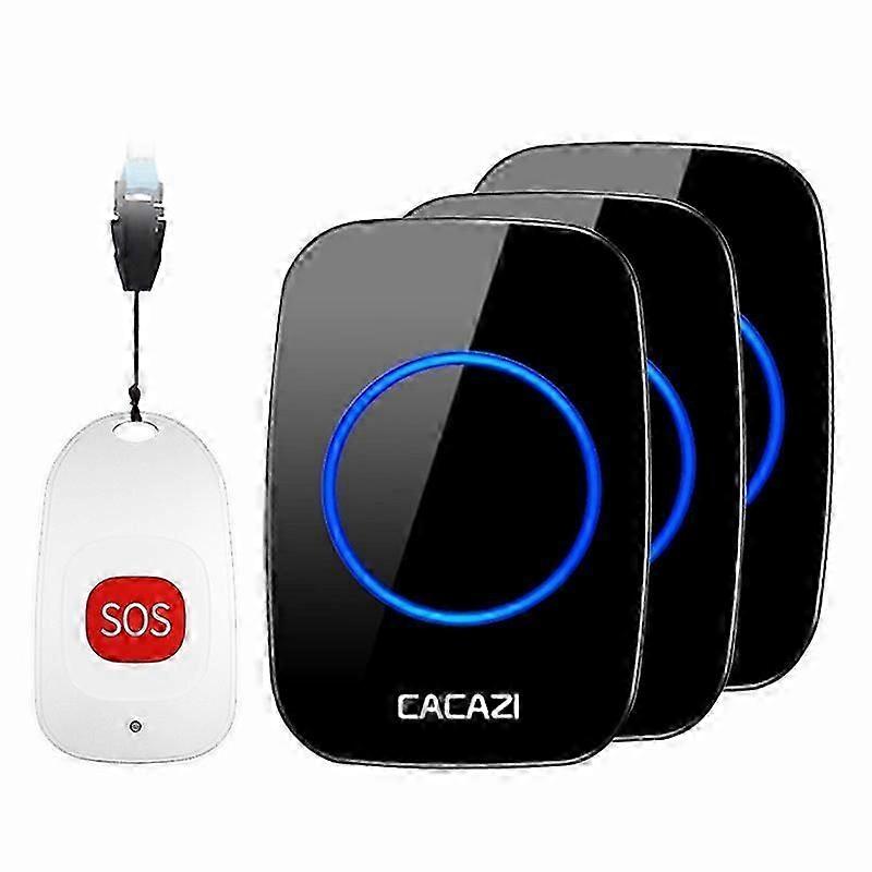 Campanello con telecomando domestico wireless a lunga distanza per chiamate di anziani e pazienti