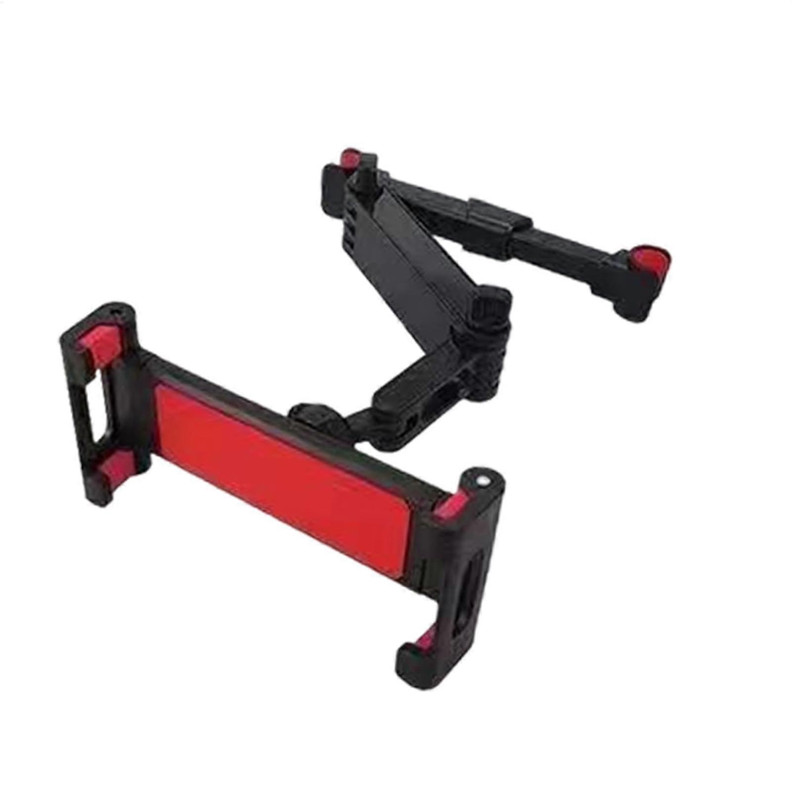 Tablet Headrest Mount Adjustable Flexible Stable Car Tablet Mount For Cars SUVs Trucks For Kids And Adults Black Red