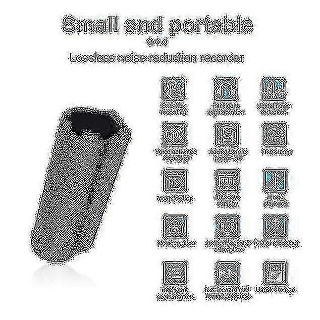4gb Mini Magnetic 600 Hours Intelligent Noise Reduction Voice Activated Recorder Hd Long Distance Dictaphon