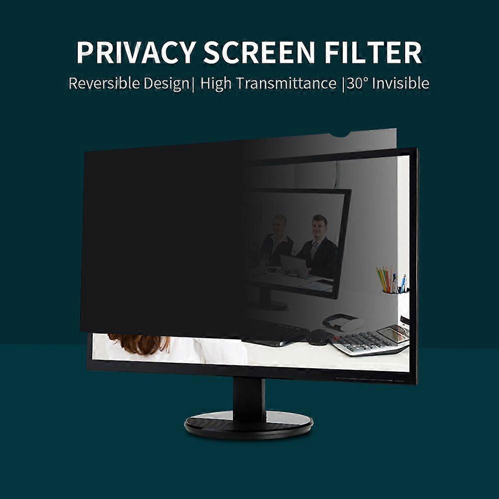 Privacy Screen Filter Reversible High-transmittance 30 Invisible Anti-UV Anti-glare Film for 22'' Monitor with 16:10 Aspect Ratio