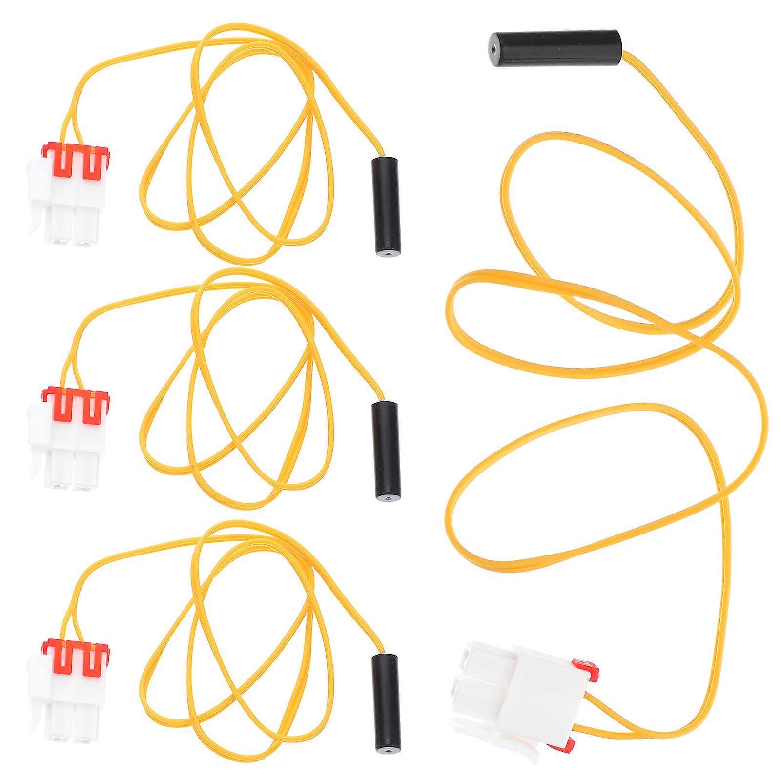 Icebox Defrost Sensor Replacement Temperature Probe 4Pcs for Home Use