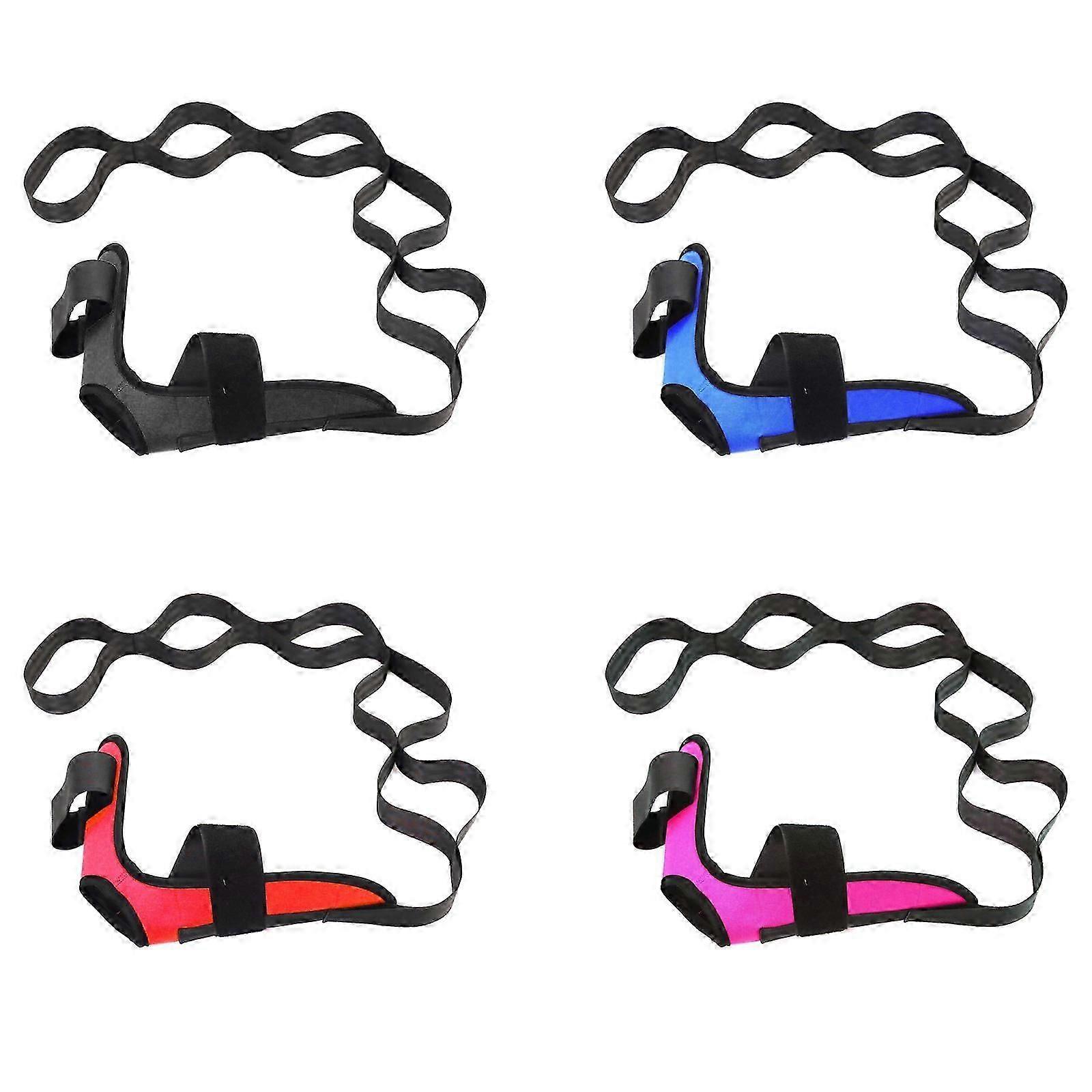 אלונקה רגל עגל יוגה רצועות מתיחה רצועת מתיחה כף הרגל למתוח חדש