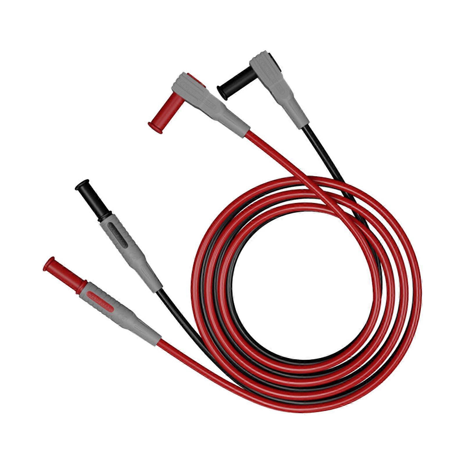 4mm Banana Test Leads Flexible PVC Construction Featuring Interchangeable Needle Tip Multimeter Test Leads Set for Home Multicolor