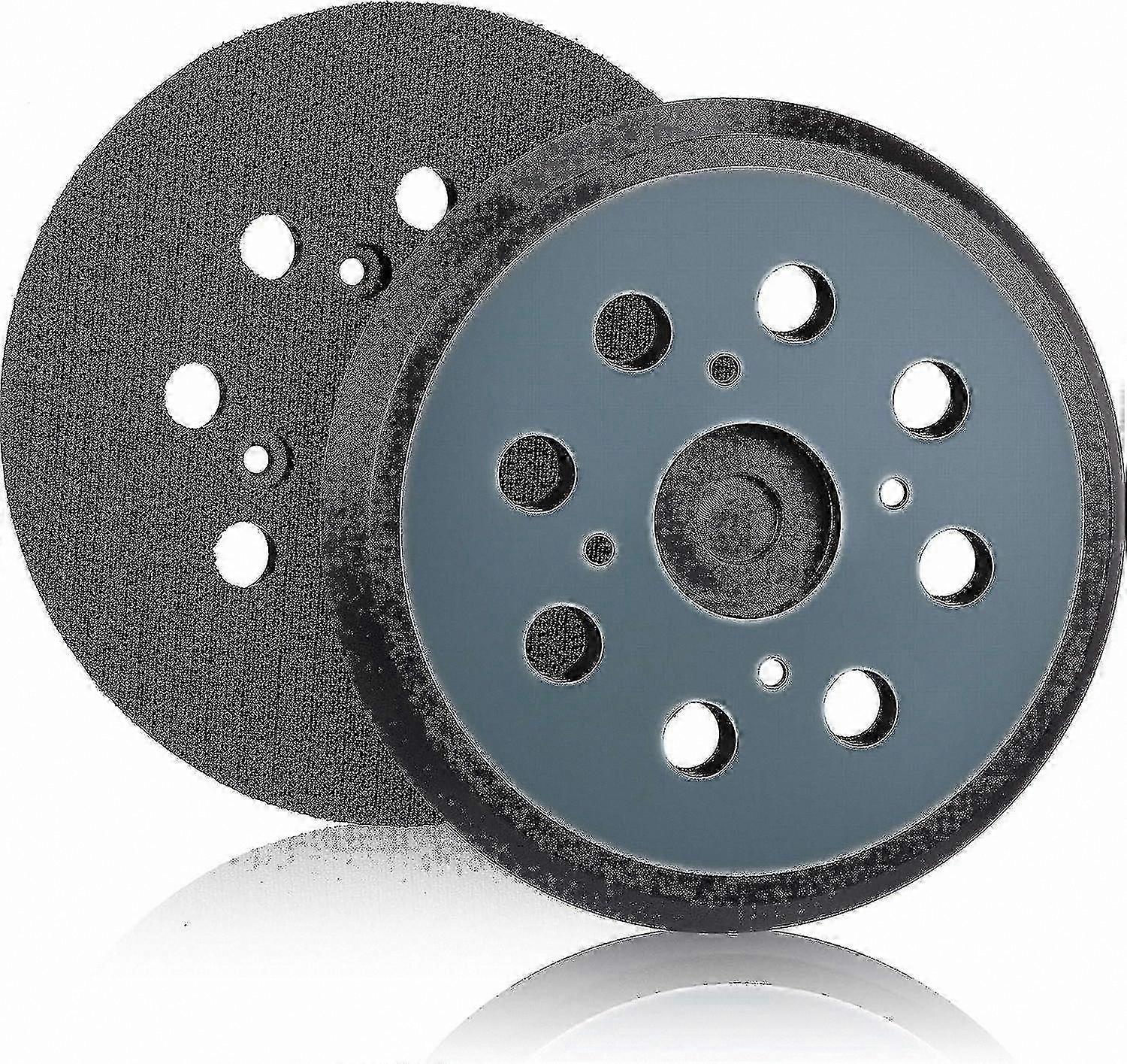 Blue 8-Hole Sanding Discs, 2-Pack 125mm Hook and Loop Orbital Sander Pads Replacement