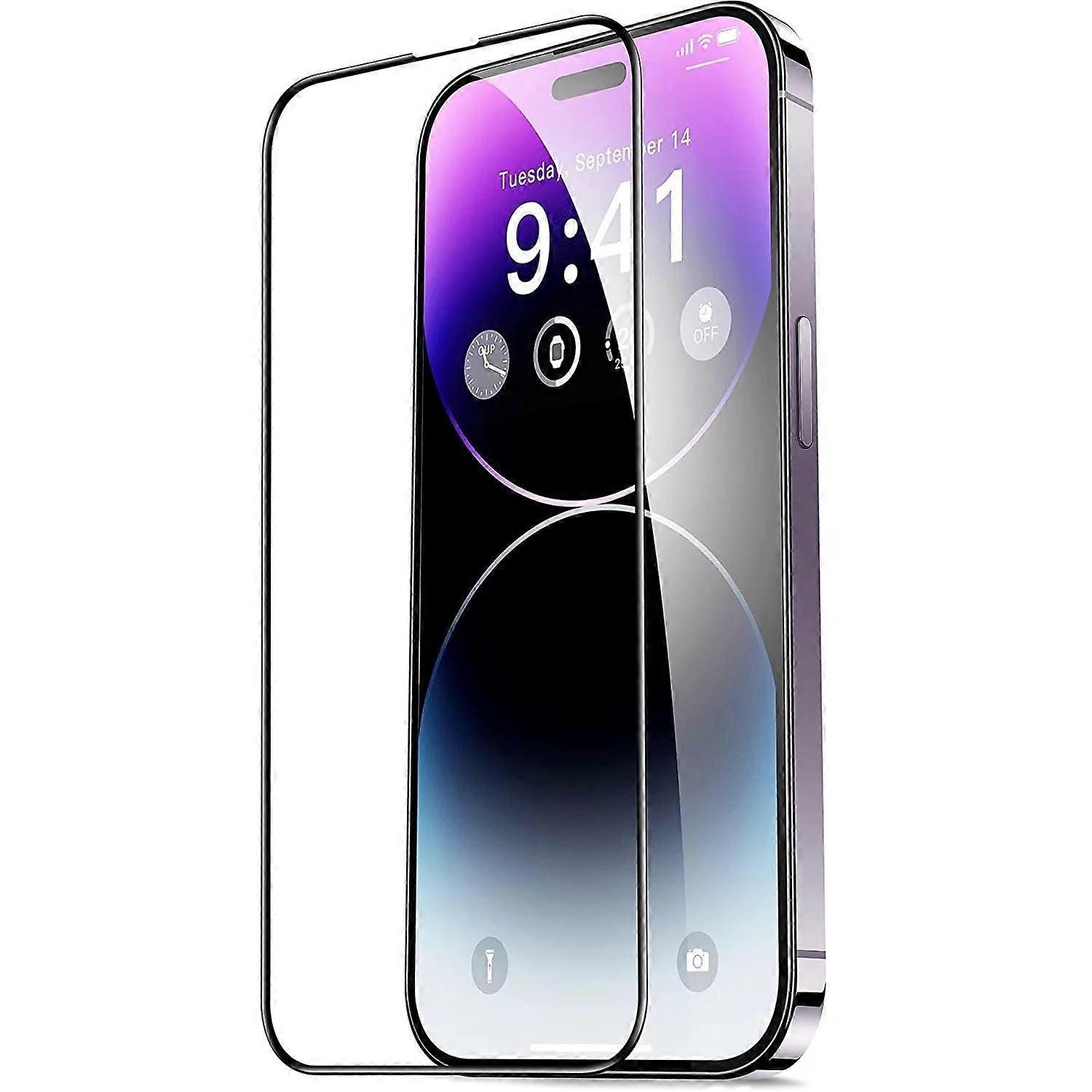Privacy Screen Protector For iPhone 15 Pro Max 6.7Inch, AntiSpy Tempered Glass, 9H Full Coverage, Bubble