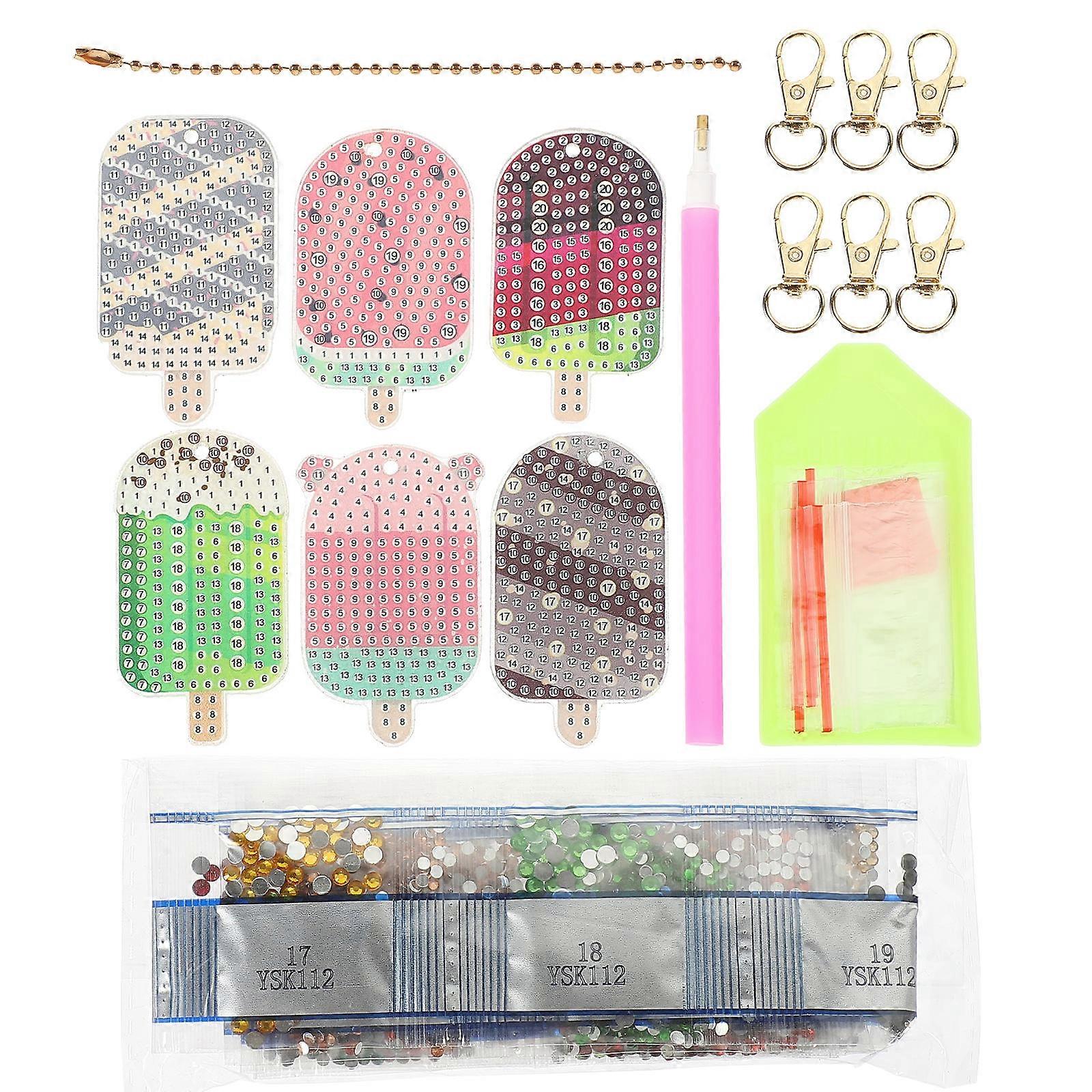 DIY Pendant Keychain Set for Decor 1Set of DIY Pendant Key Chains