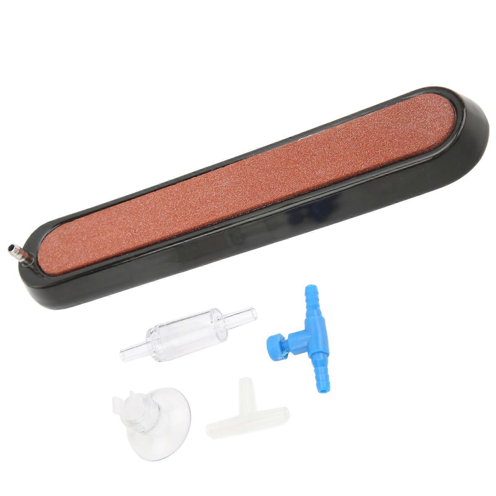 Fish Tank Air Stone Disc Bubble Diffuser Metal Black Aquarium