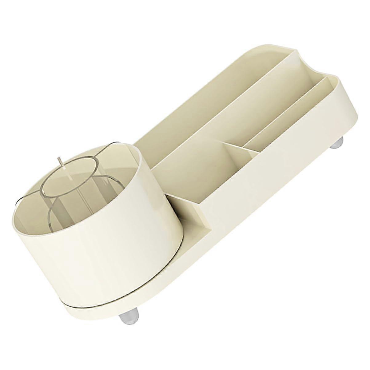 Makeup Organiser Storage Box With Compartments, Brush Holder, Lipstick Holder, Cosmetics Storage