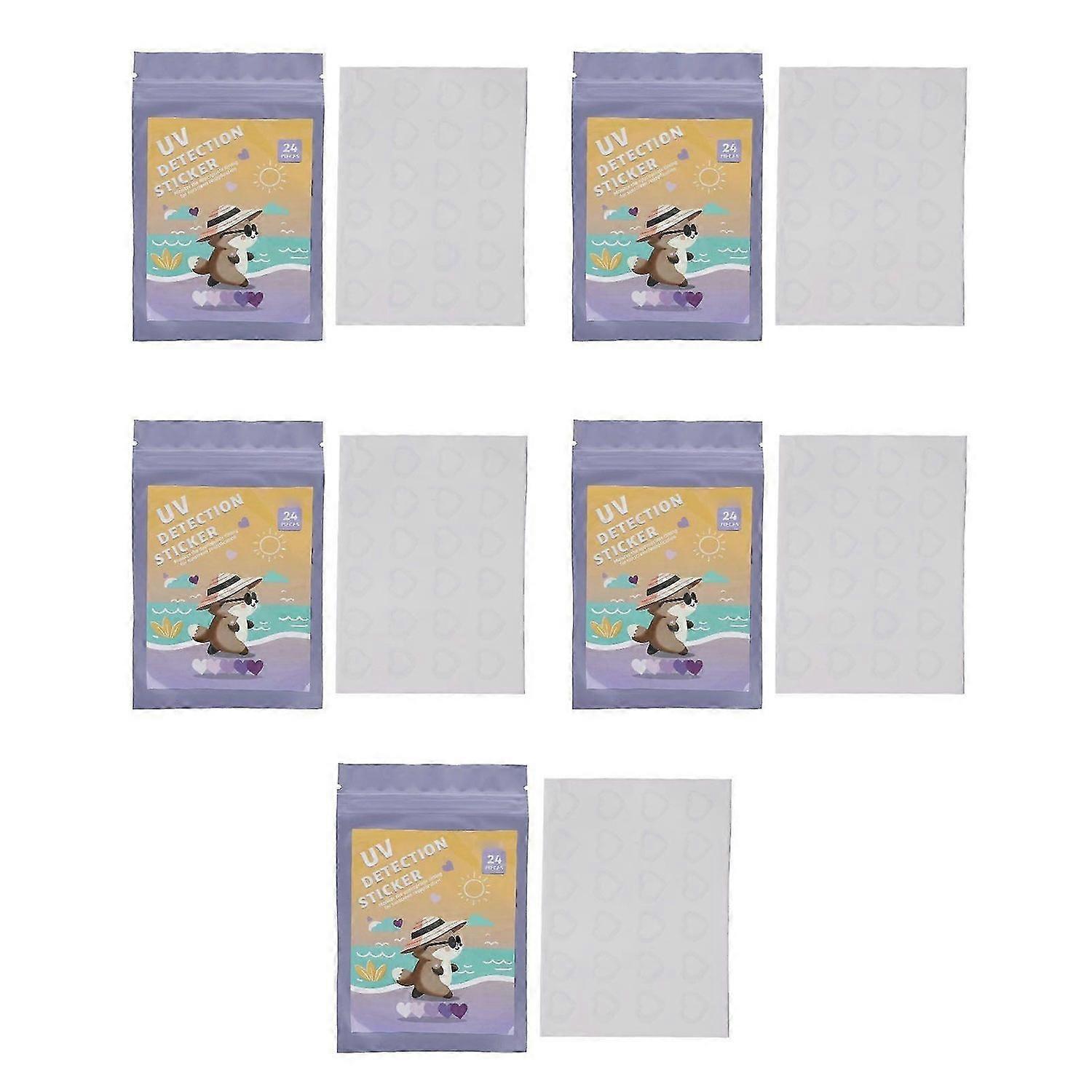 2025 Latest Model 120 Count UV Detection Stickers Reapply Sunscreen UV Sunscre...