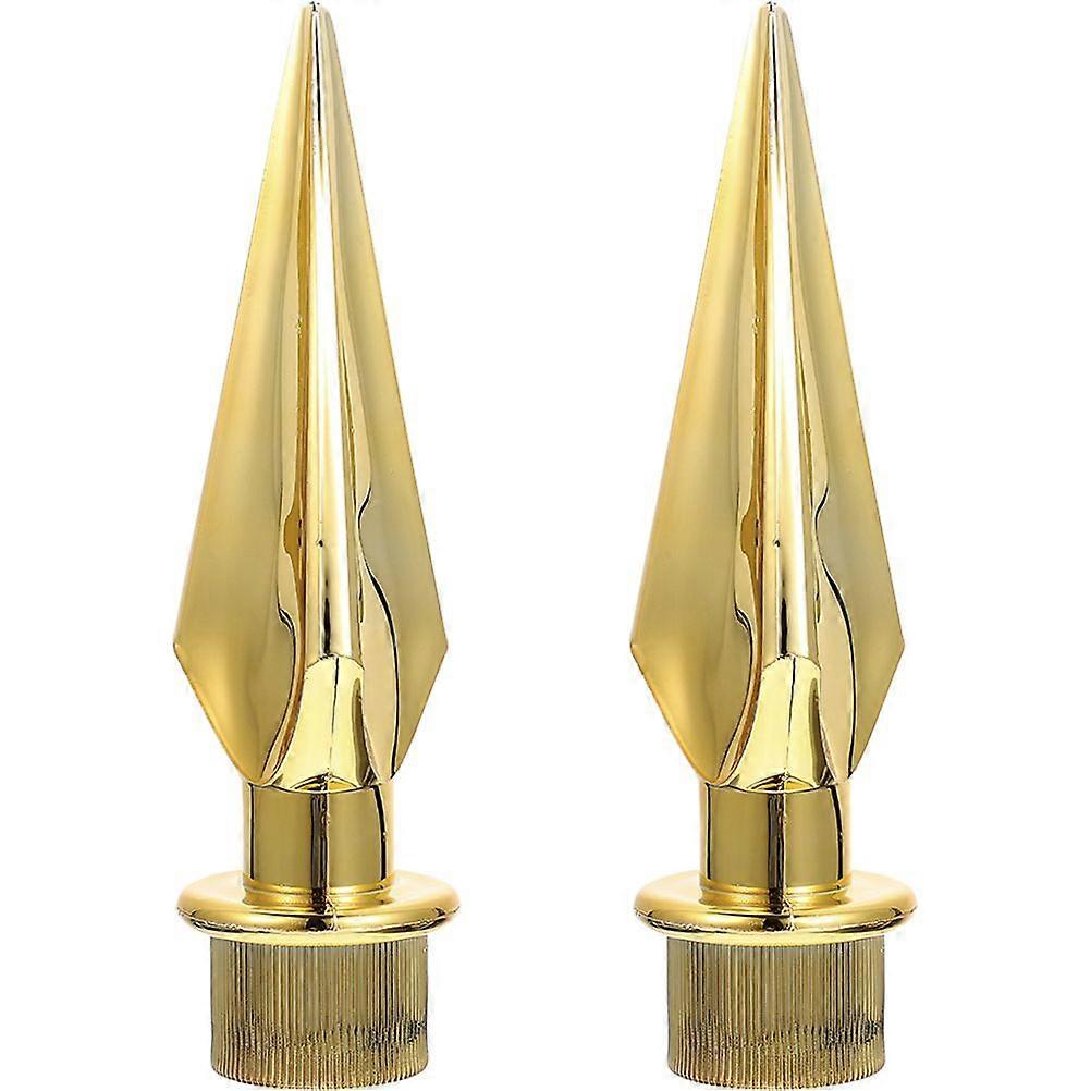 2pcs Flagghoder Flagg Topper Flaggstang Heads Flaggstang Toppers for utendørs innendørs
