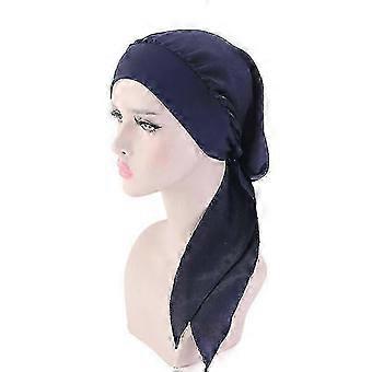Women Cancer Head Scarf Chemo Hair Loss Hat Turban Pre-tied Headwear Bandana New