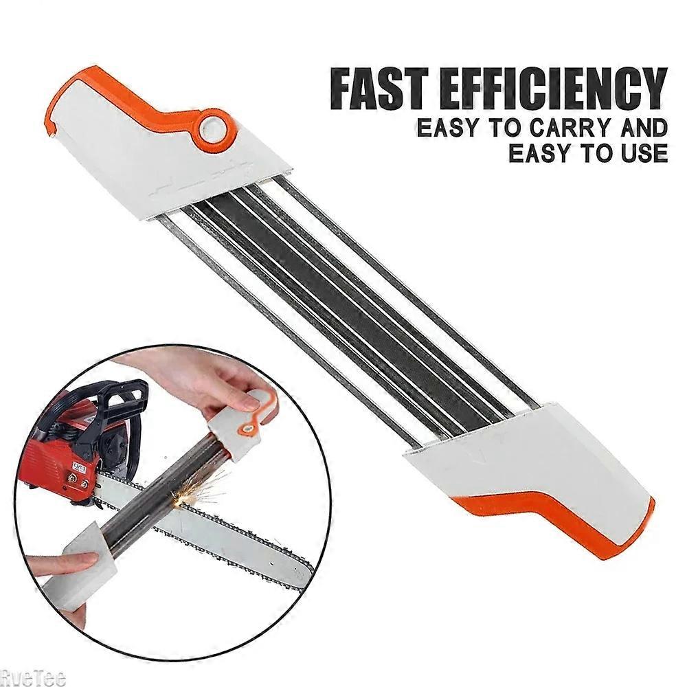 4.8mm 2 EN 1 Facile Tronçonneuse Lime Chaîne Affûteur Kits de pierre à aiguiser pour Stihl