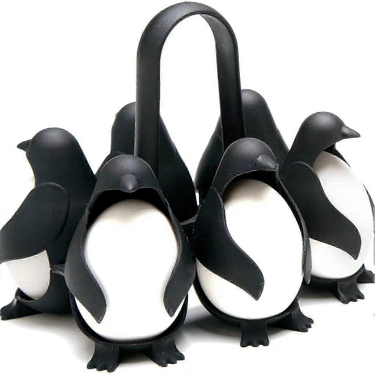 Egg Holder For Storing And Serving, Penguin Shaped Hard Boiled Egg Cooker For Making Soft Or Soft-boiled Eggs