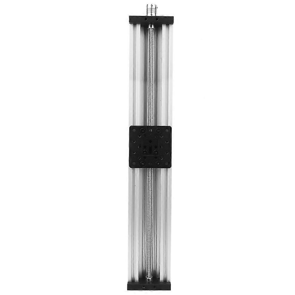 Screw Slide Linear Table Aluminum Alloy 3D Printer Engraving Machine Lead 2mm Black/SilverSilver 500mm