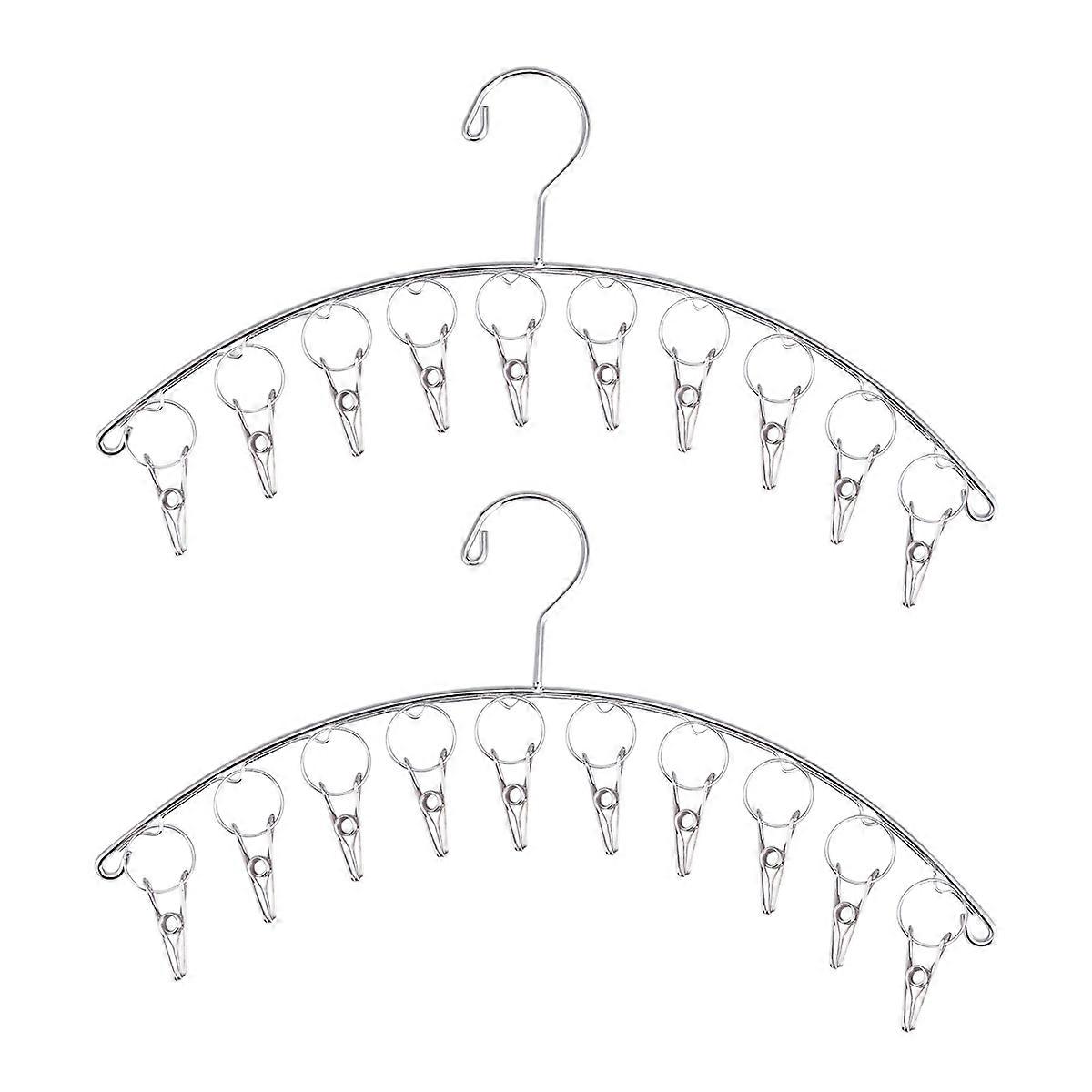 Laundry Drying Rack Clothes Hanger for Home Use 2Pack Stainless Steel