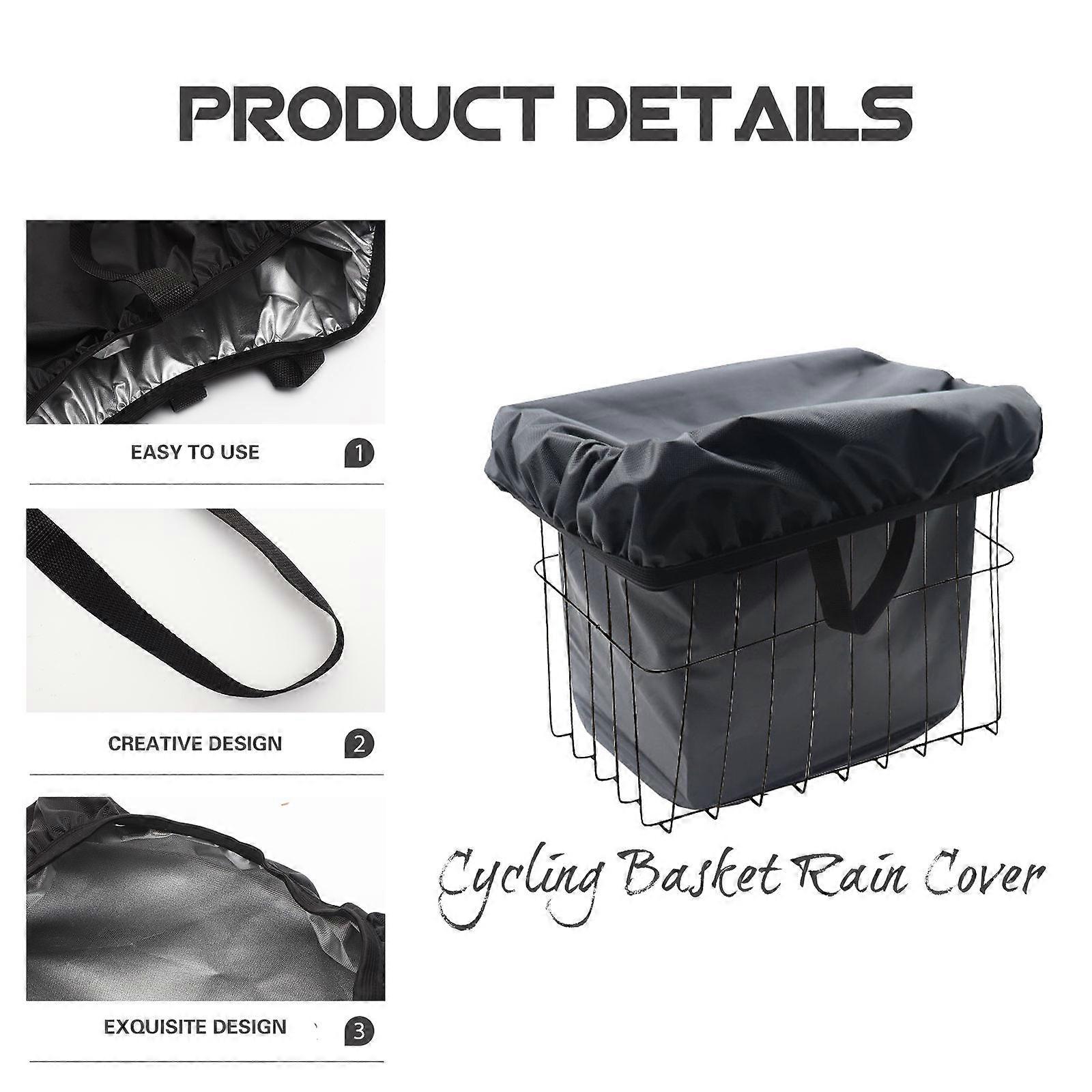 Convenient Bike Accessory Professional Basket Cover for Storage Use