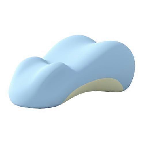 Couples Pillow Ergonomic Wedge Pillow For PostSport Recovery Cushion Travel Pillow Snoring Relief Blue