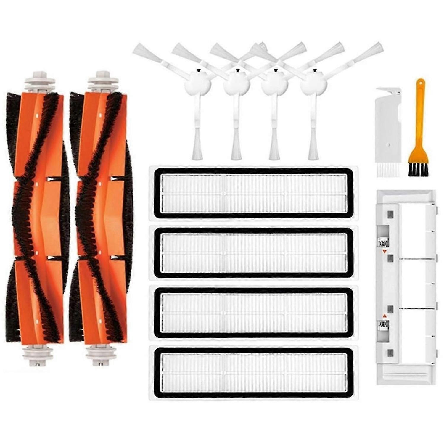 Main Side Brush Filter Brush Cover Replacement for Dreame Bot D9