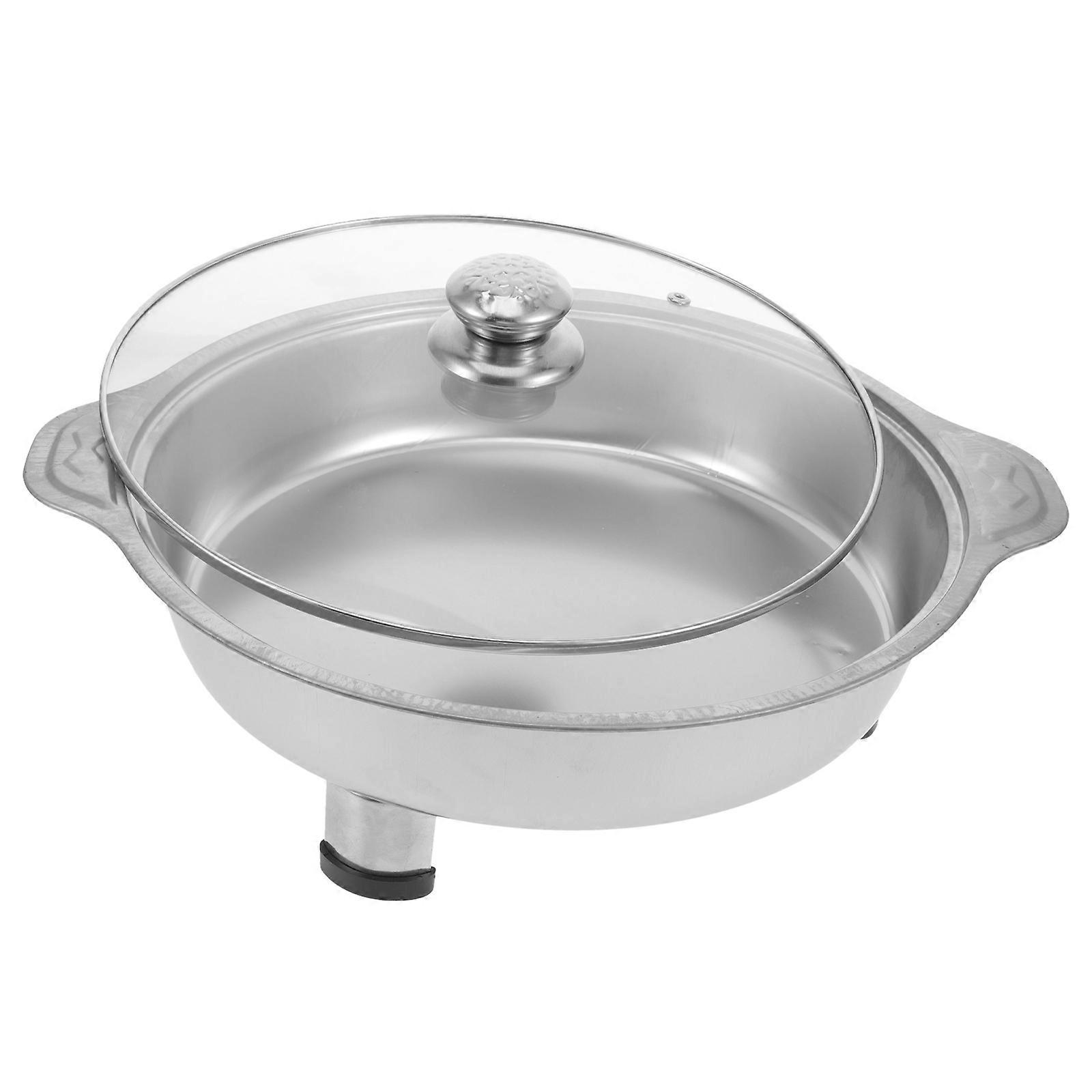 Buffet Food Container Pan for Washing Vegetables with Lid