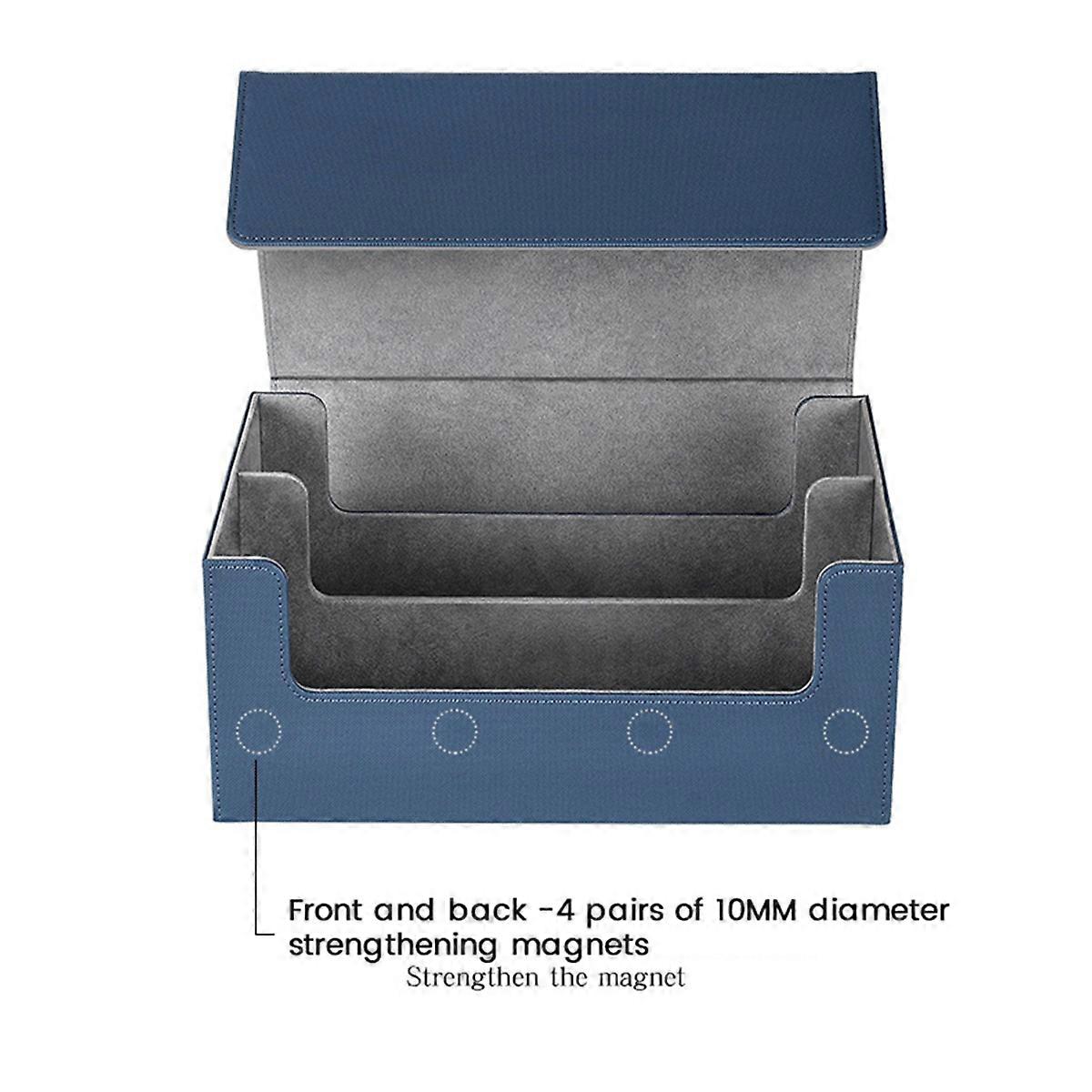 Card Storage Box for Trading Cards,Card Deck Case,Blue