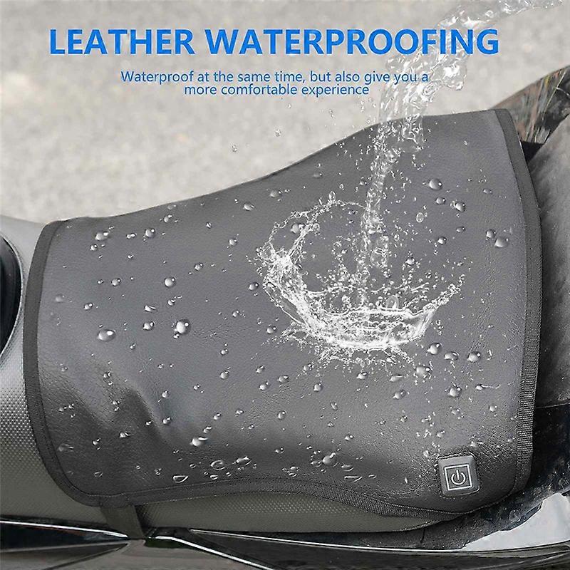 Simple Electric Heated Seat Pad Heated Seat Cushion For Motorcycle, Snowmobile, And ATV With Universal Fit