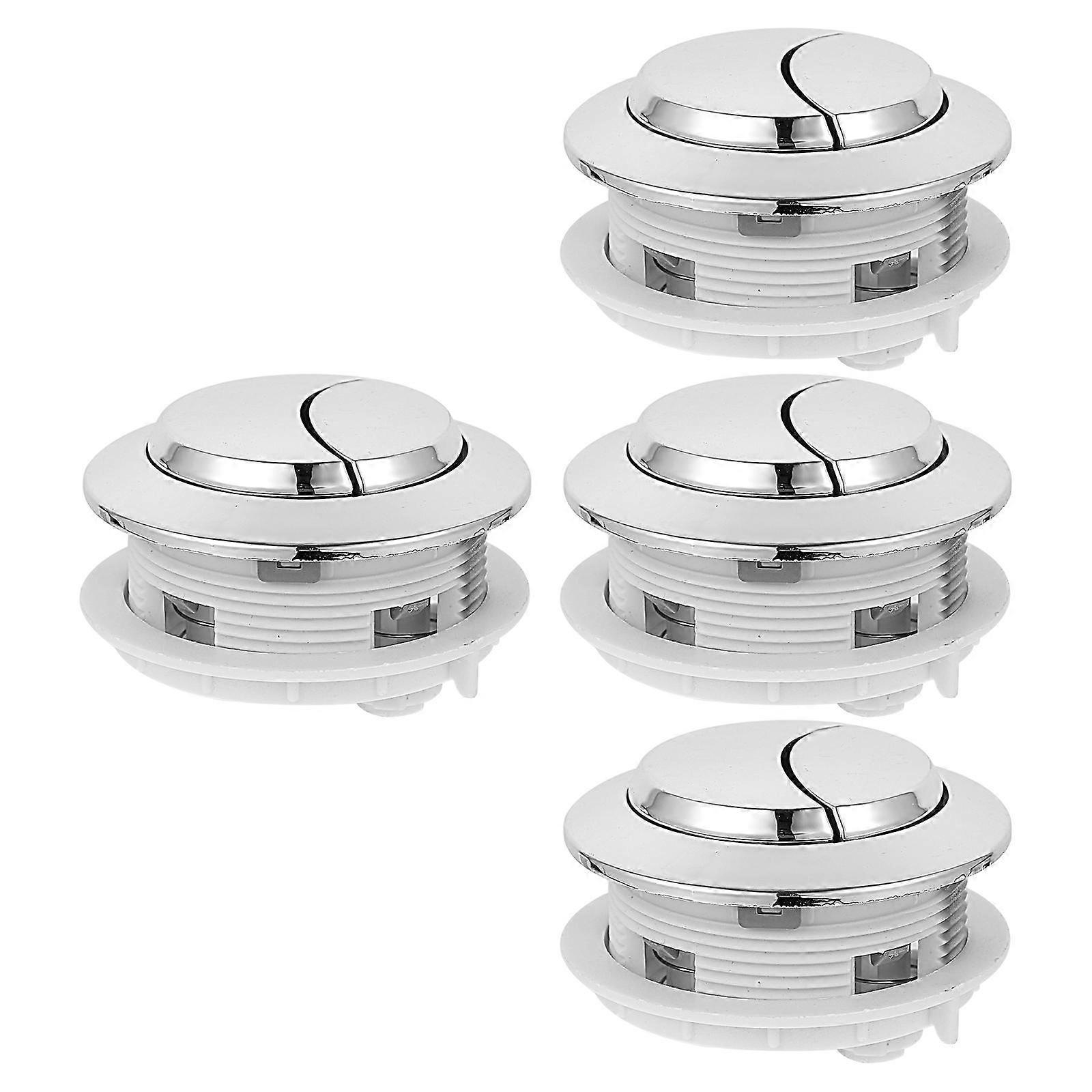 Toilet Tank Buttons Water Toilet Switch Replacement 4Pcs Included