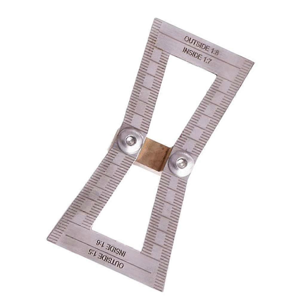 Dovetail Scribe Line Planner Woodworking Crossed Template Drawing With Scale Dovetail Layout Template