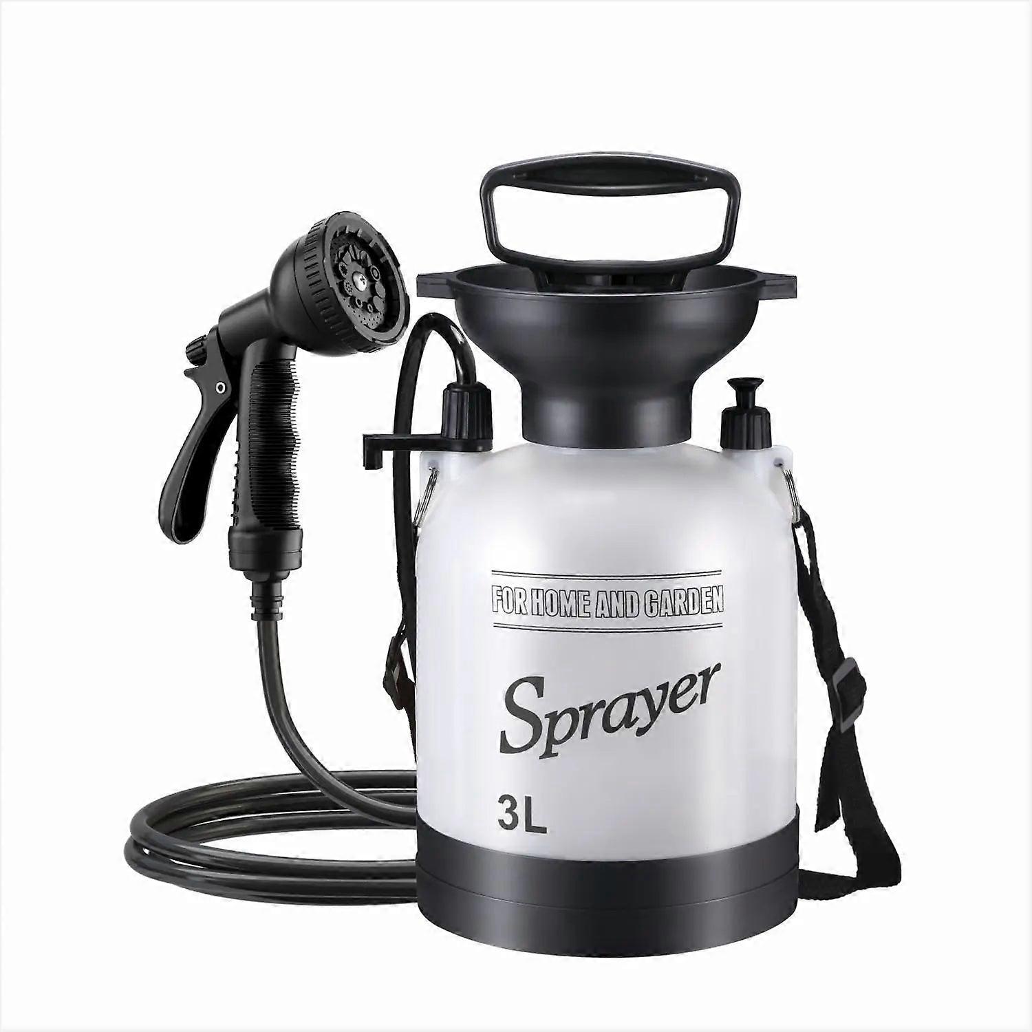 Portable Outdoor Manual Camping Shower – 3/5/8l With Hose