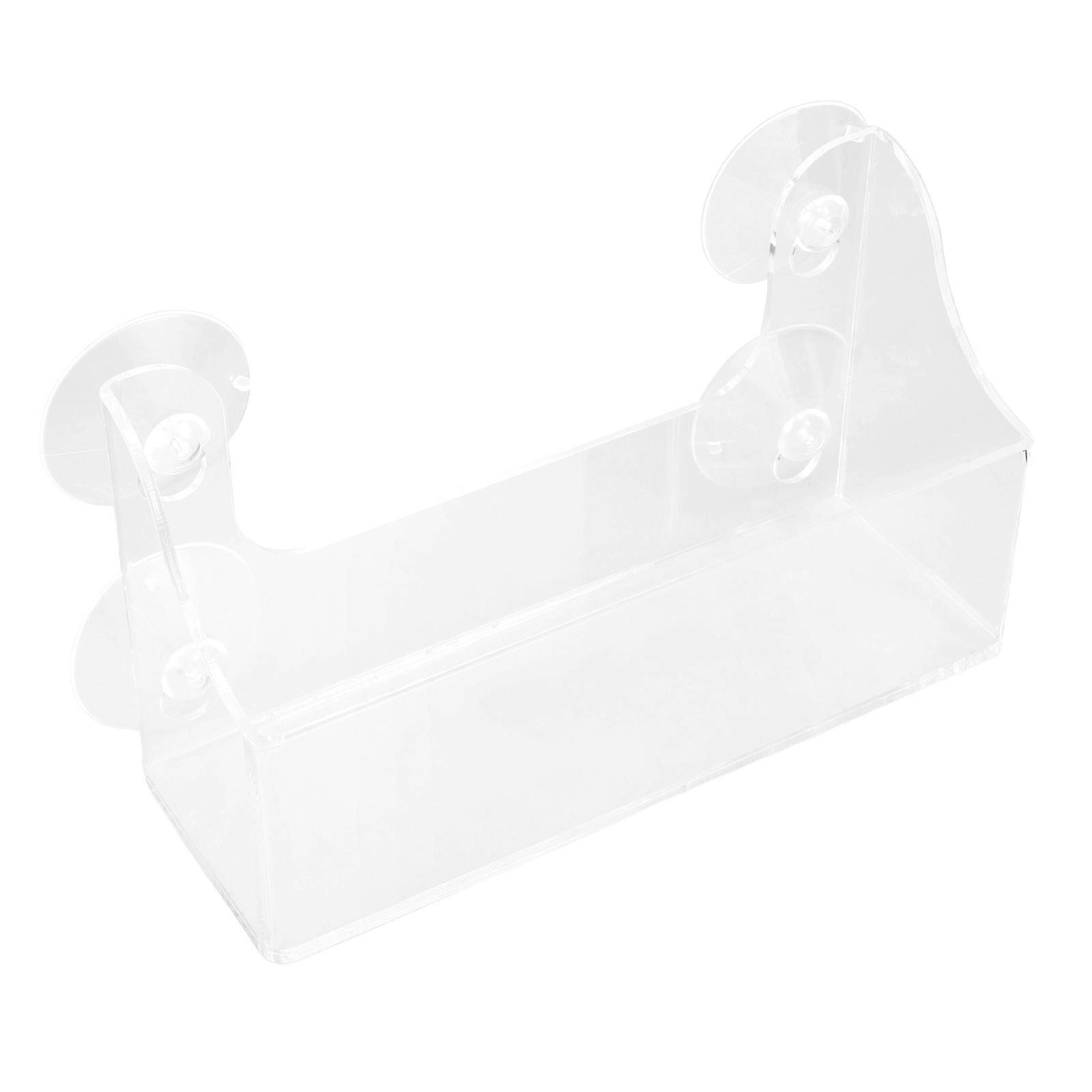 Acrylic Beverage Shelf 5 Pcs Suction Type Rack Suitable For Refrigerator Simple Design Organization