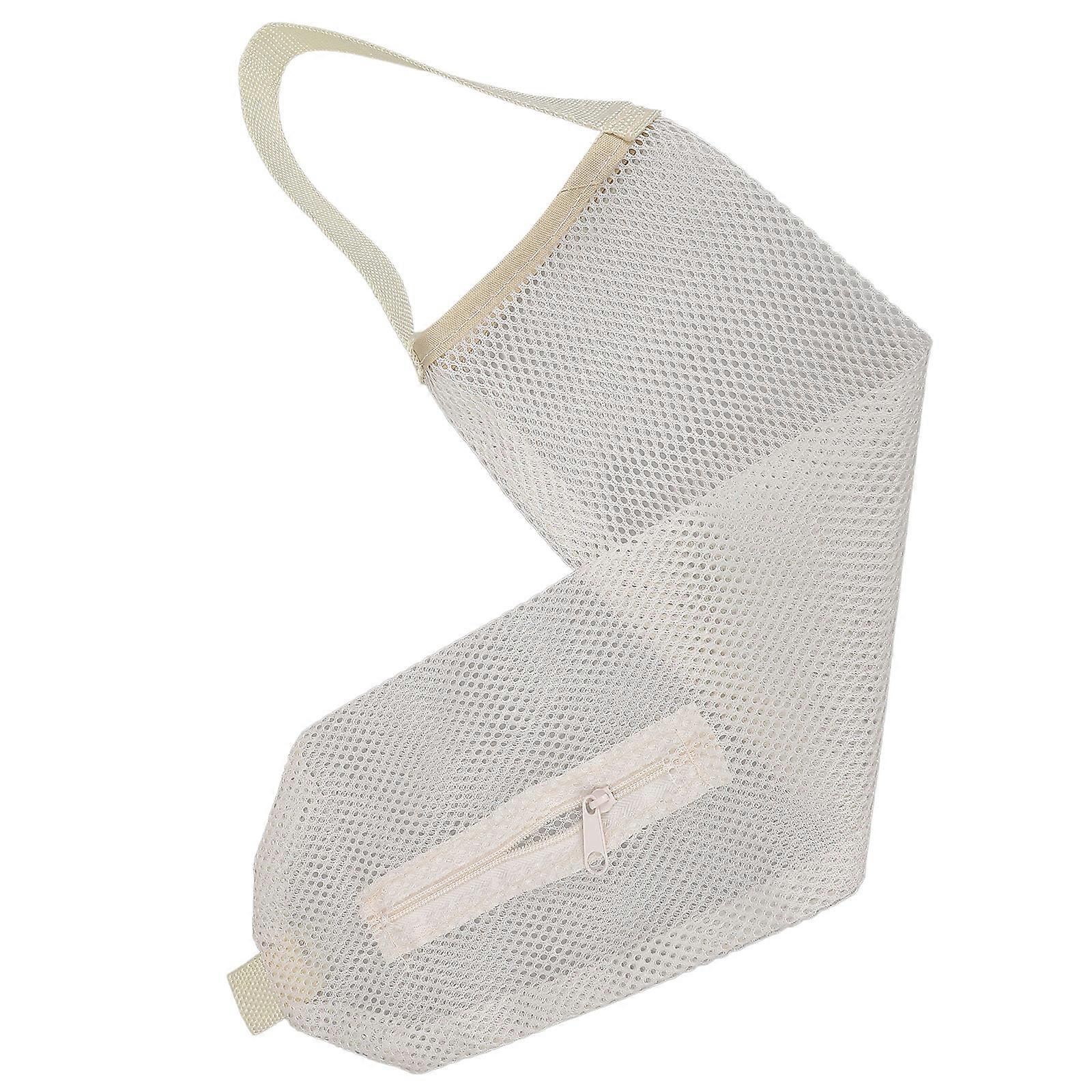 Reusable Plastic Bag Holder for Storage 5Pcs Beige Wall Hanging Organizer