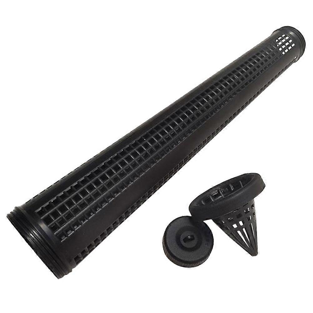 Aquatic Creature Trapping Fishing Trap Cage For Catching Eel And Loach Extended Design 62X10.5X10.5CM Black Color 1 Set